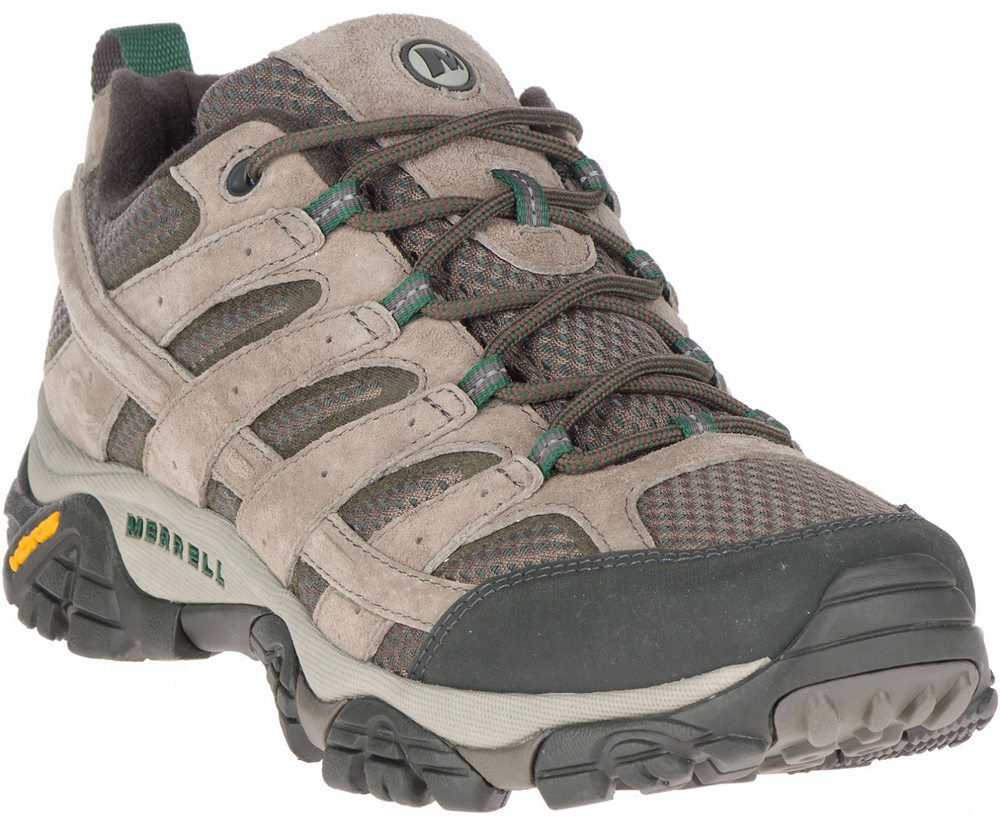 Buty Trekkingowe Merrell Męskie Szare - Moab 2 Ventilator - 052647-QMG